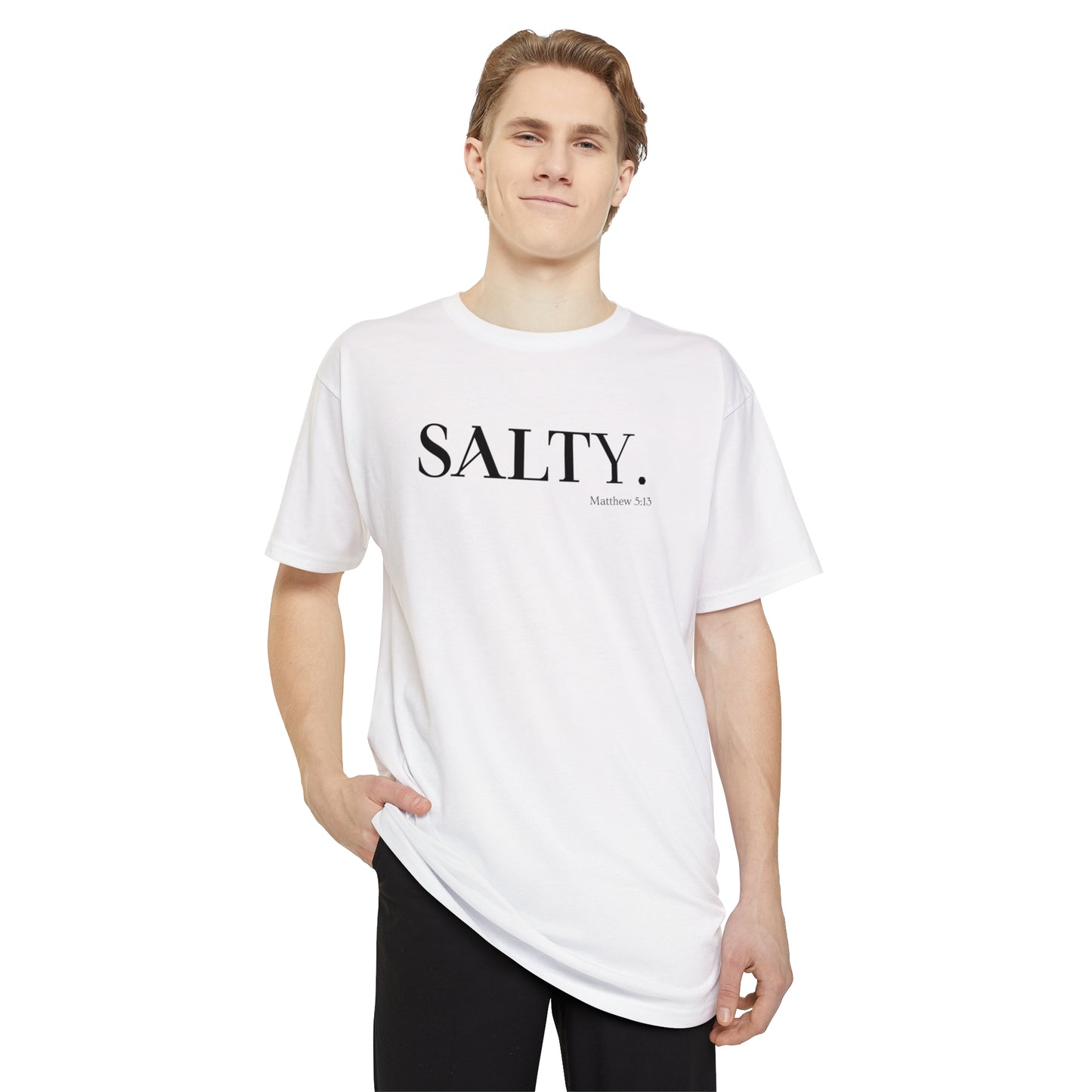 SALTY Unisex Long T-Shirt | Bible Verse Shirt