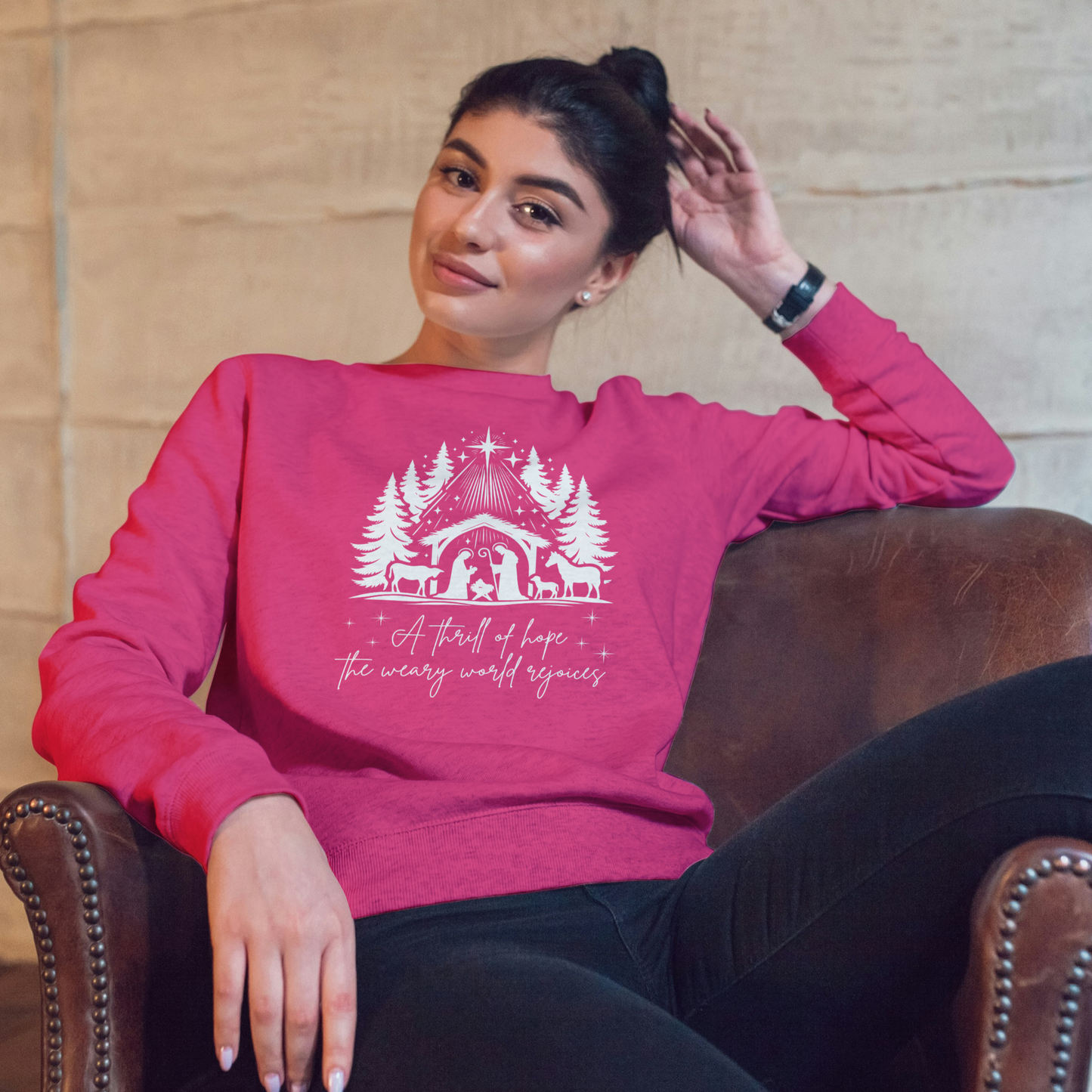 Christmas Carol Sweatshirt | Unisex Winter Apparel