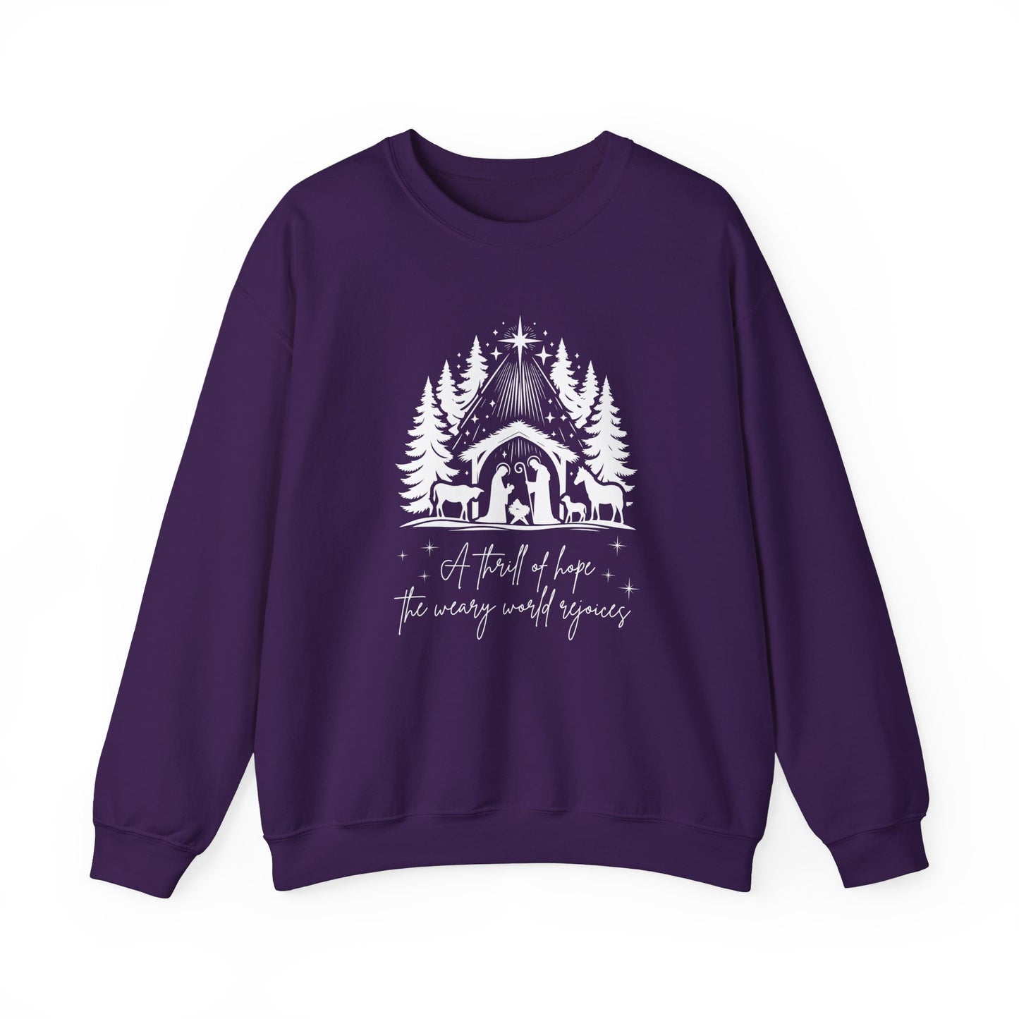 Christmas Carol Sweatshirt | Unisex Winter Apparel