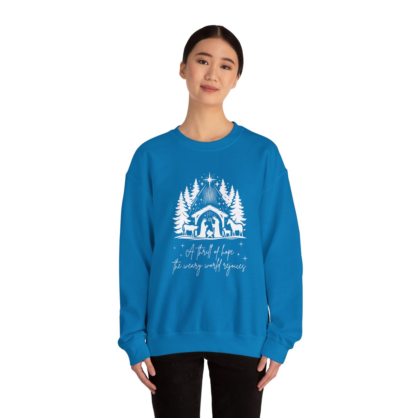 Christmas Carol Sweatshirt | Unisex Winter Apparel
