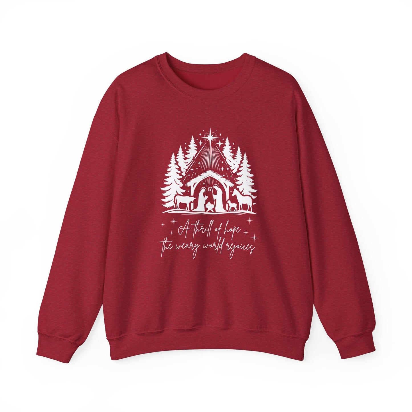 Christmas Carol Sweatshirt | Unisex Winter Apparel