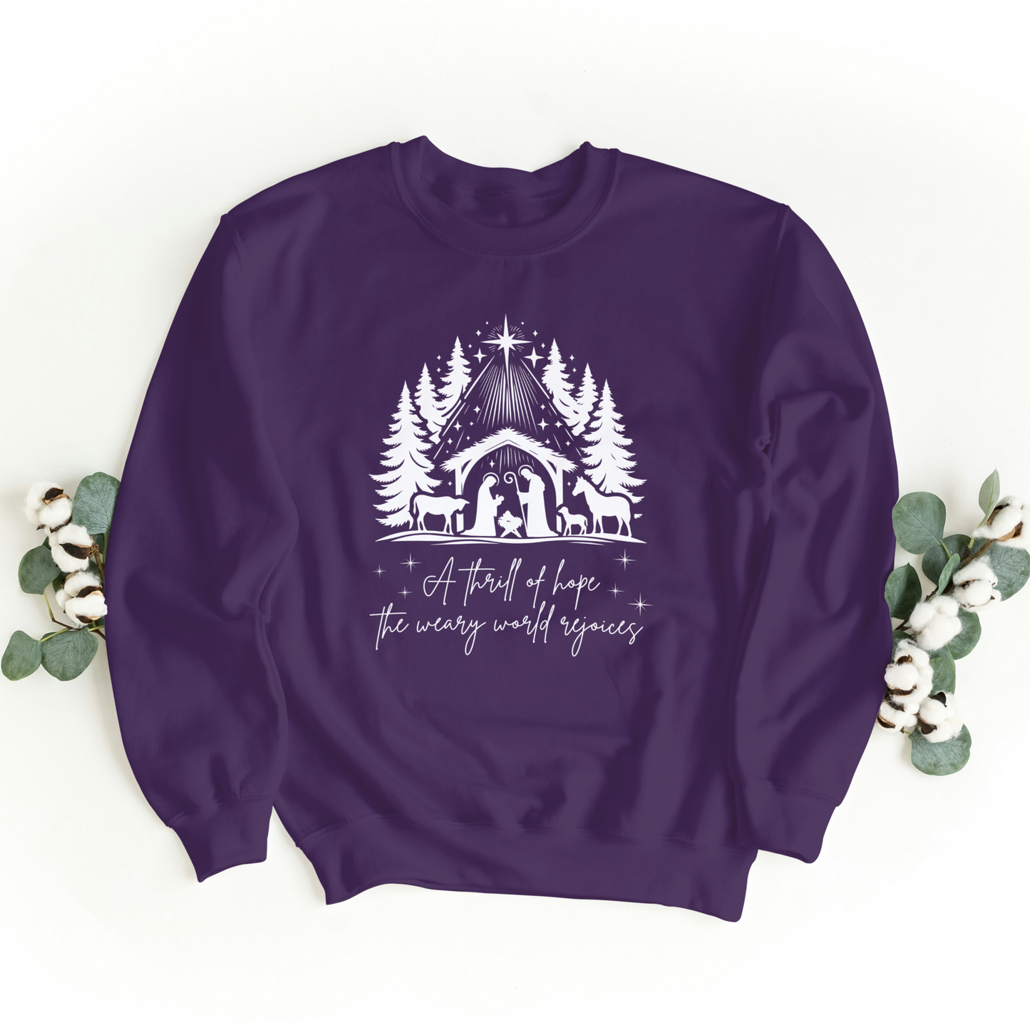 Christmas Carol Sweatshirt | Unisex Winter Apparel