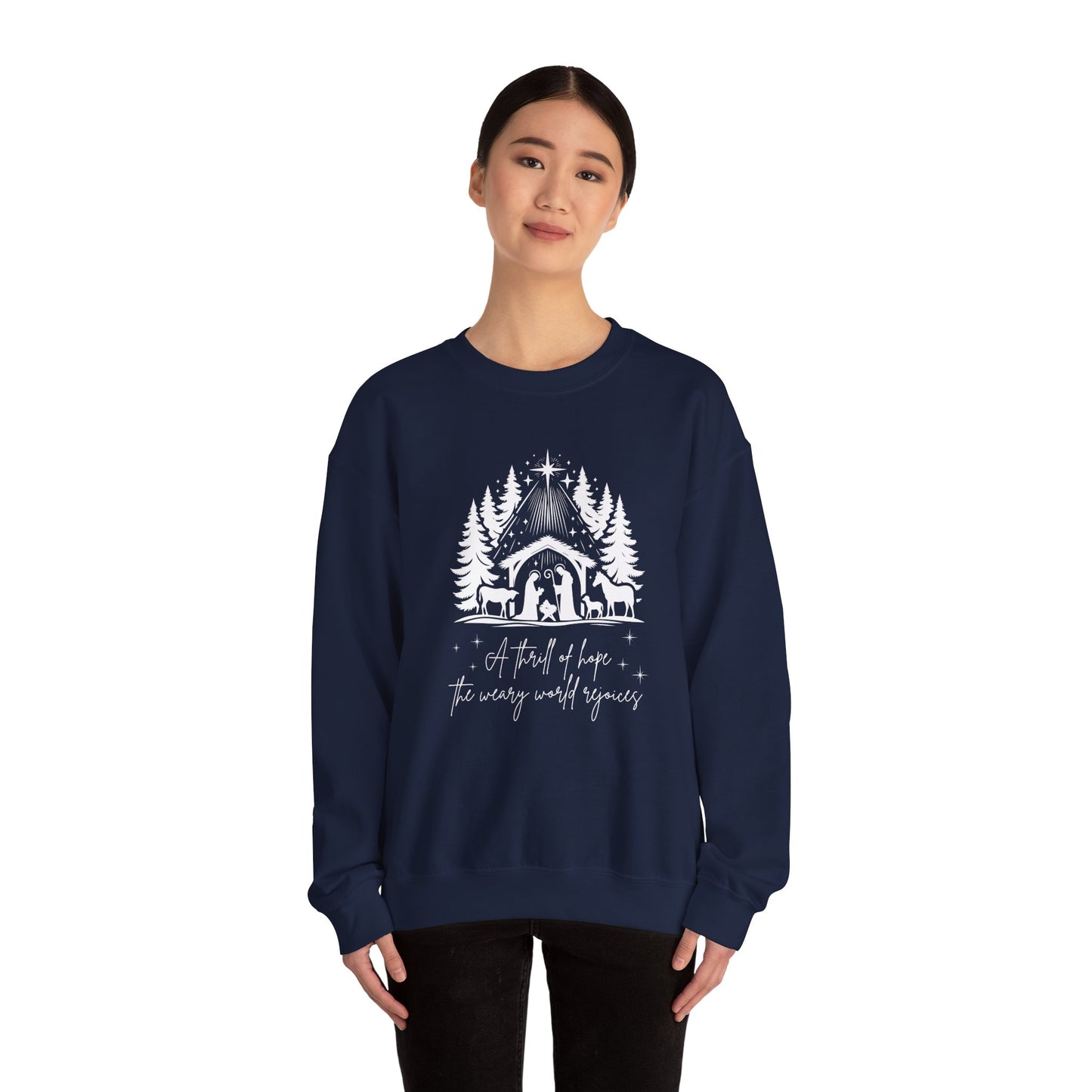 Christmas Carol Sweatshirt | Unisex Winter Apparel
