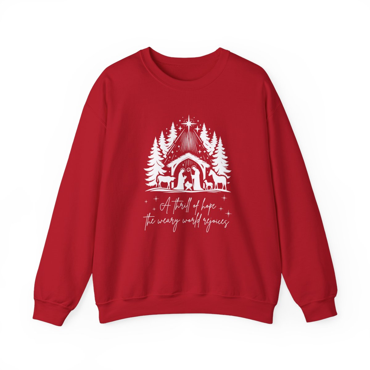 Christmas Carol Sweatshirt | Unisex Winter Apparel