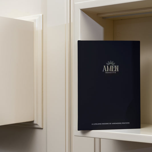 Men’s Answered Prayer Legacy Journal | A Lifelong Record of Answered Prayers | Gift for Him | Hardcover 8.25 x 11 Inches