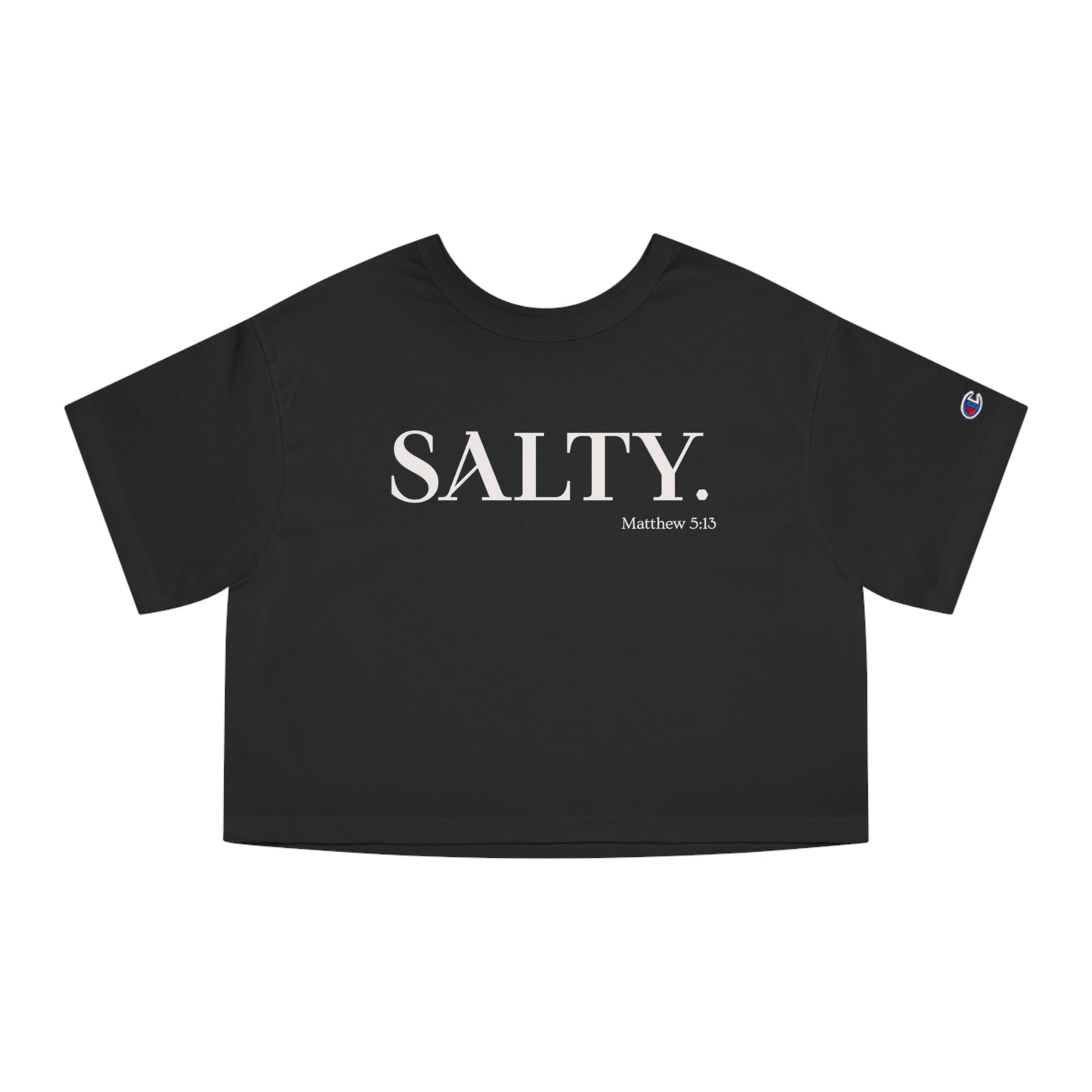 SALTY Women's Cropped Christian T-Shirt