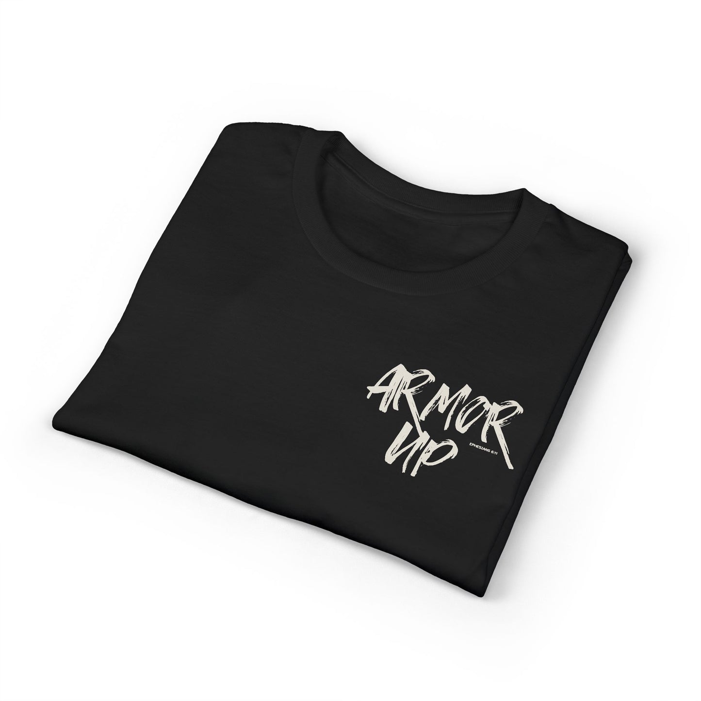 Armor Up Tee — Black Casual Streetwear T-Shirt