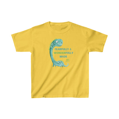 Kids' Christian Dinosaur T-Shirt | Little Boys Heavy Cotton™ Dinosaur Tee