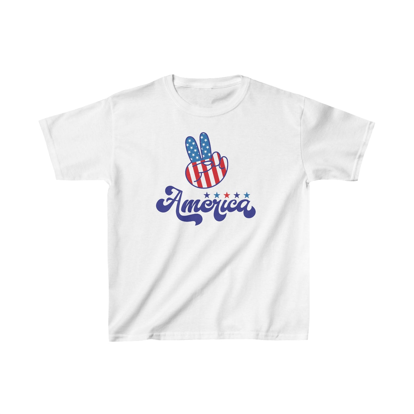 America Red, White, and Blue Kids' Tee | Patriotic Clothing