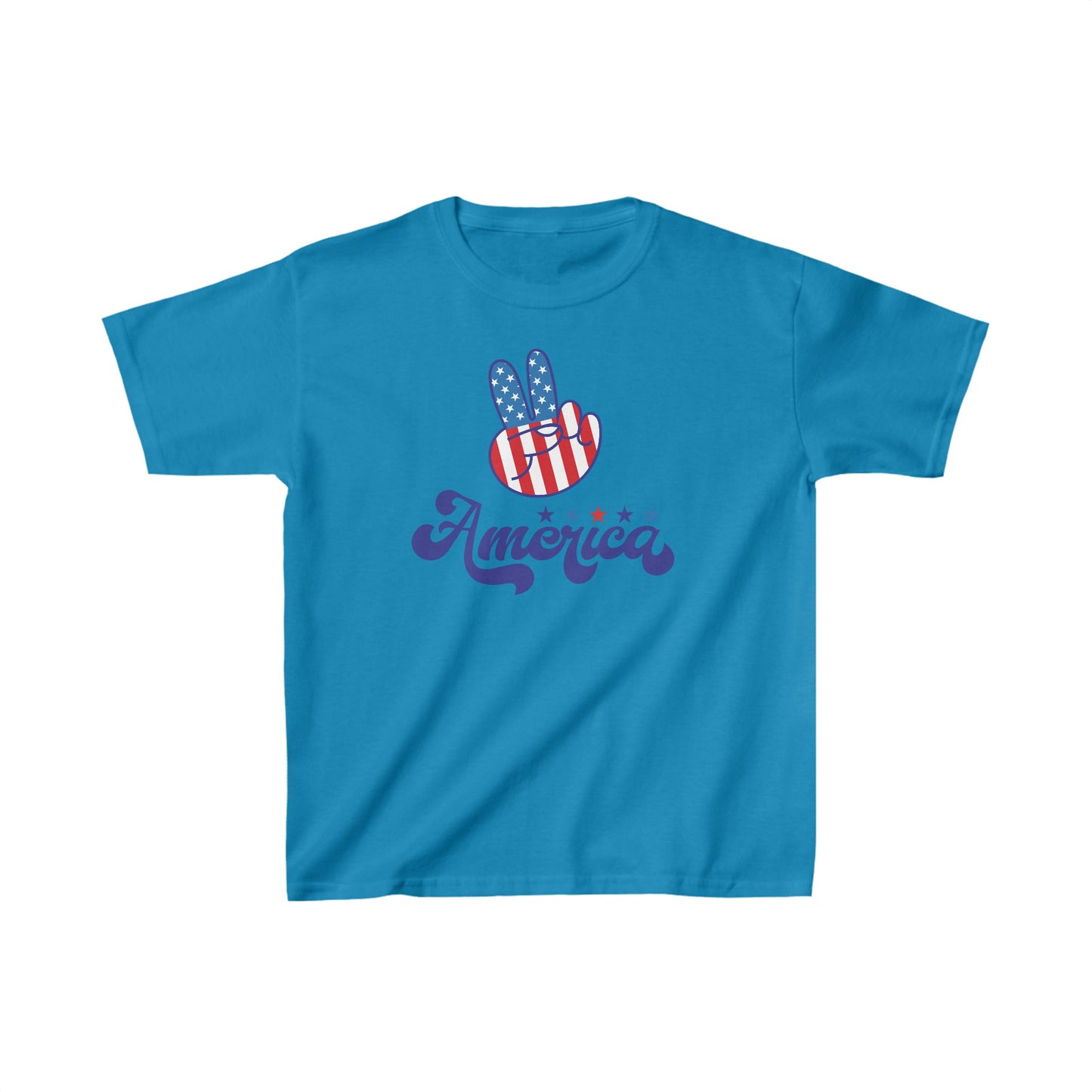 America Red, White, and Blue Kids' Tee | Patriotic Clothing