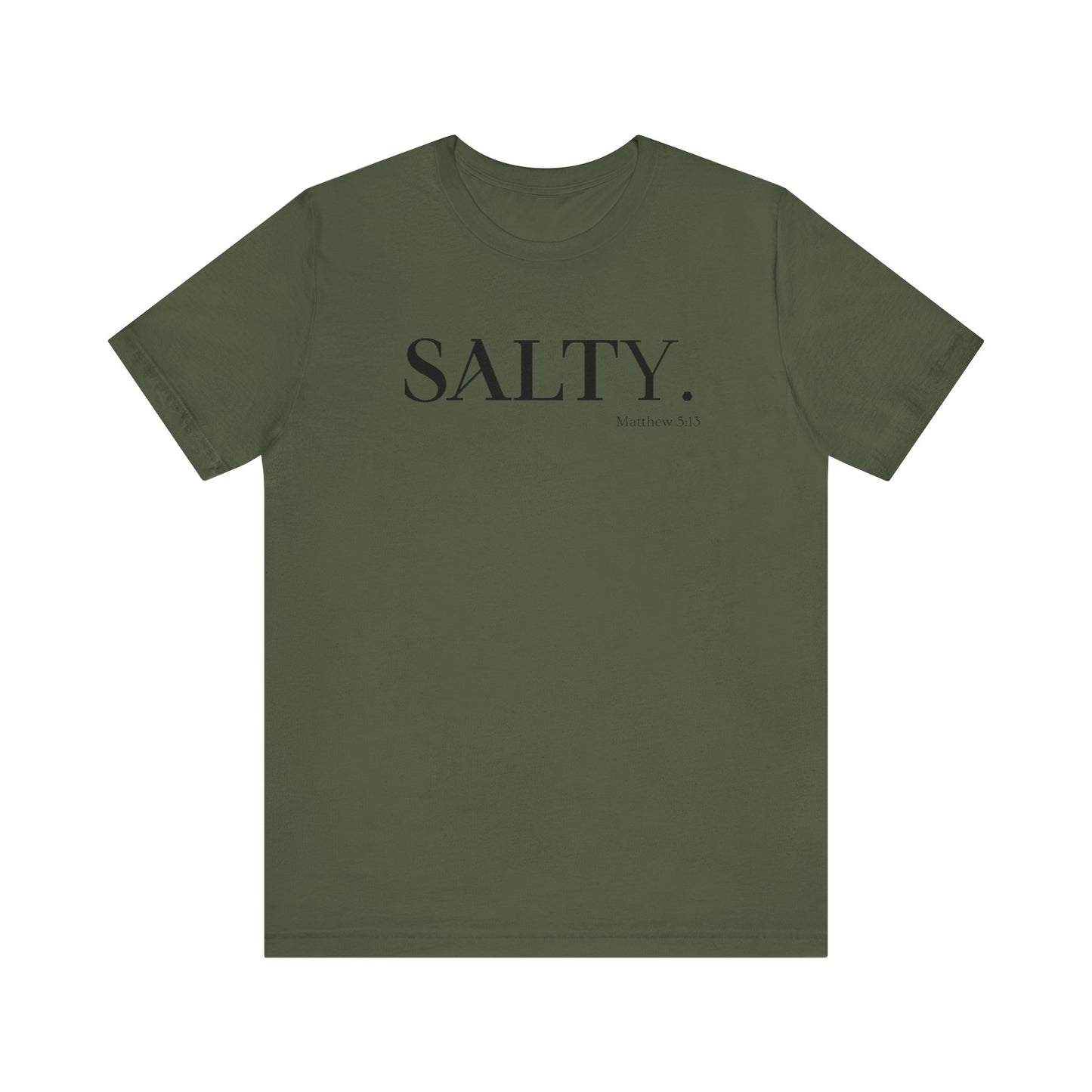 SALTY Unisex Super Soft Short Sleeve Tee | Bible Verse T-Shirt