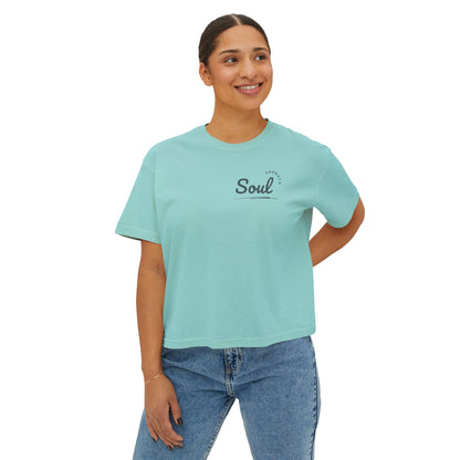 Retro Sabbath Soul Boxy Tee - Women's T-Shirt