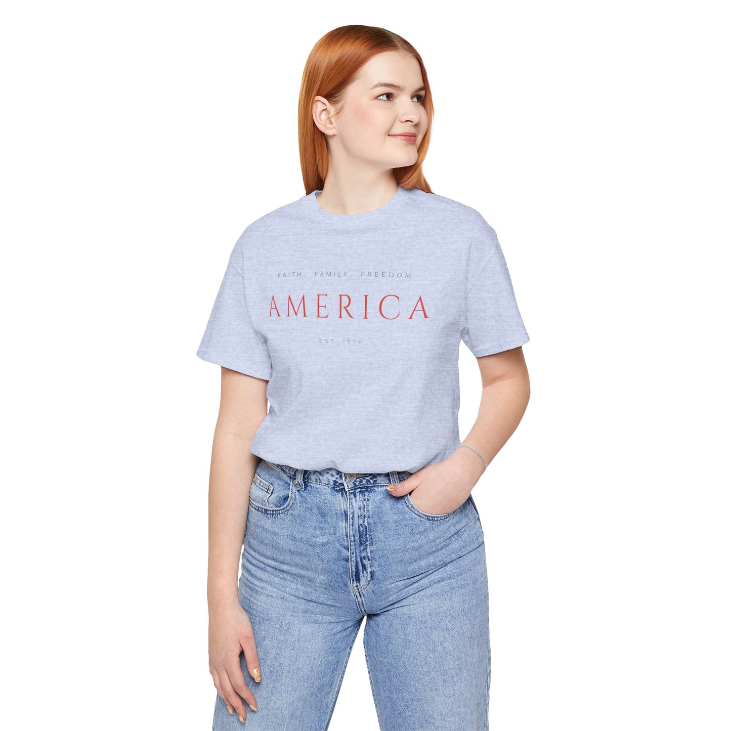 Faith Family Freedom Unisex T-Shirt | Patriotic Tee