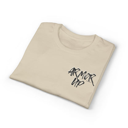 Armor Up Tee — Black Casual Streetwear T-Shirt