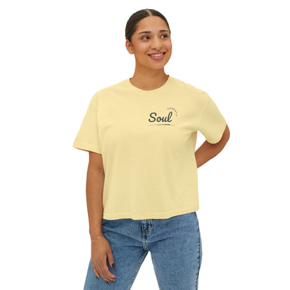 Retro Sabbath Soul Boxy Tee - Women's T-Shirt