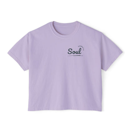 Retro Sabbath Soul Boxy Tee - Women's T-Shirt