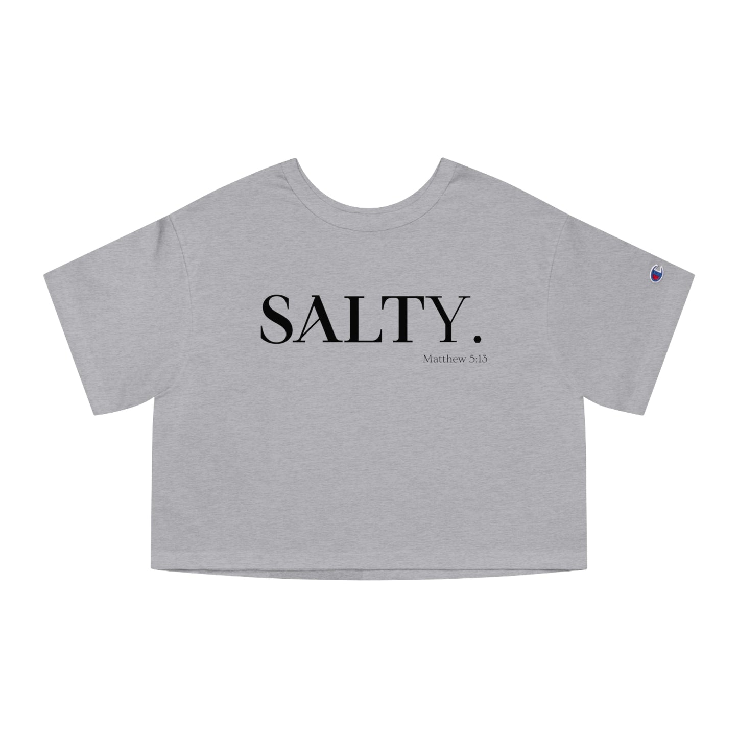 SALTY Women's Cropped Christian T-Shirt