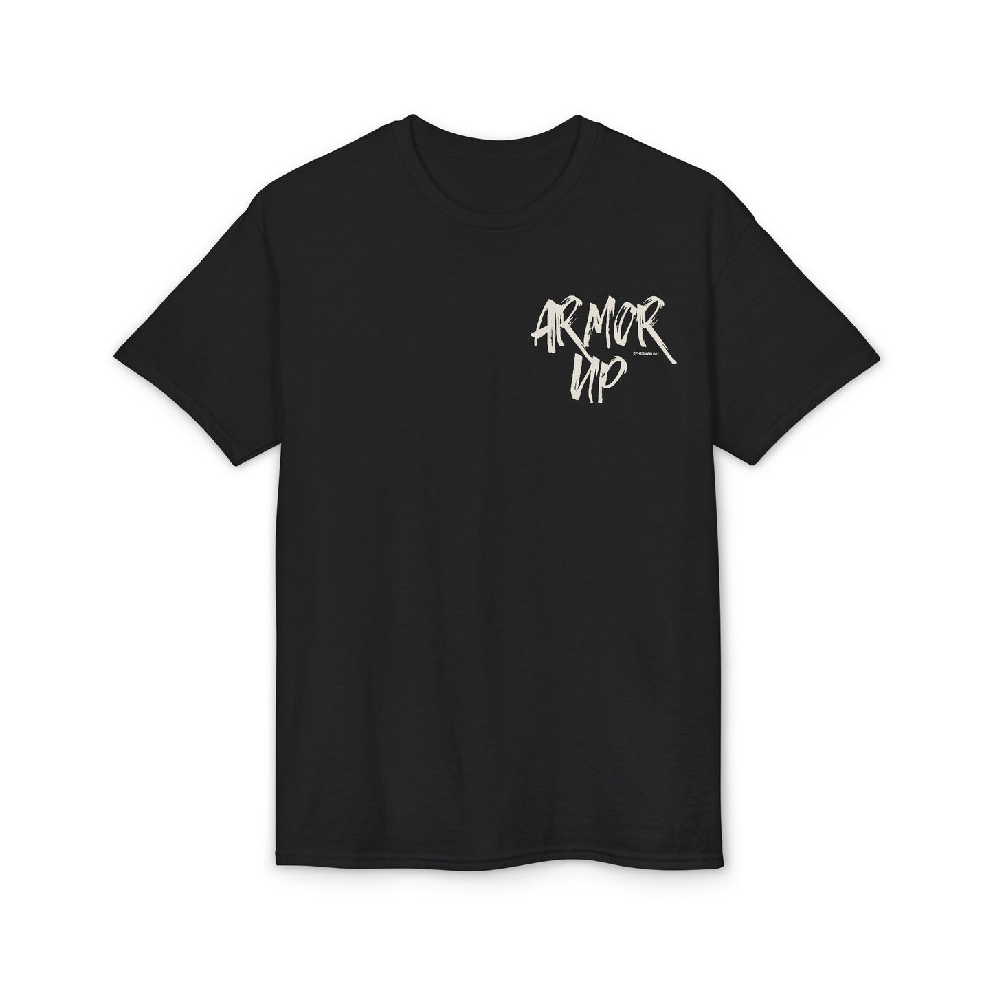 Armor Up Tee — Black Casual Streetwear T-Shirt