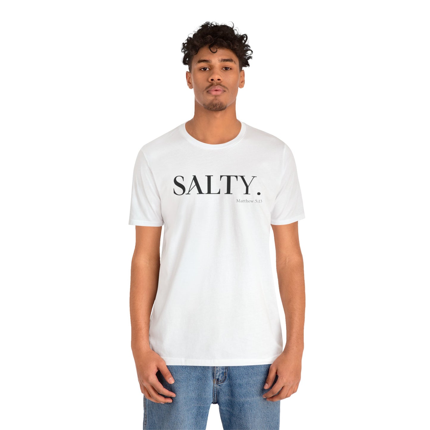 SALTY Unisex Super Soft Short Sleeve Tee | Bible Verse T-Shirt