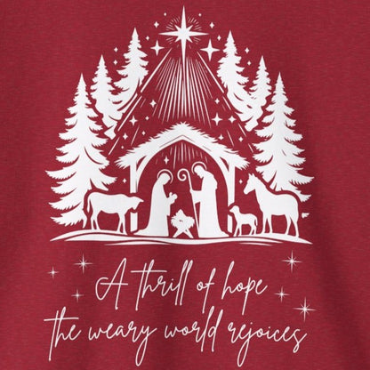 Christmas Carol Sweatshirt | Unisex Winter Apparel