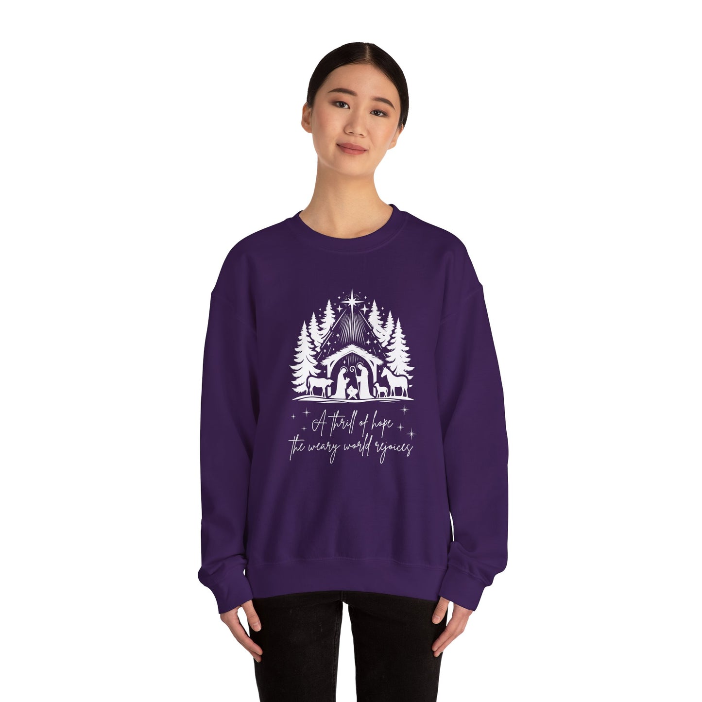 Christmas Carol Sweatshirt | Unisex Winter Apparel