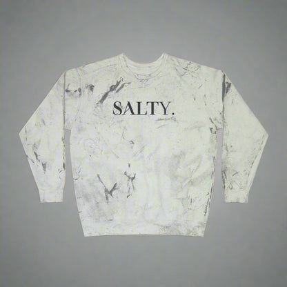 SALTY Unisex Color Blast Christian Crewneck Sweatshirt