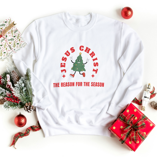 Jesus Christ the Reason for the Season Sweatshirt - Unisex Cristmas Apparel