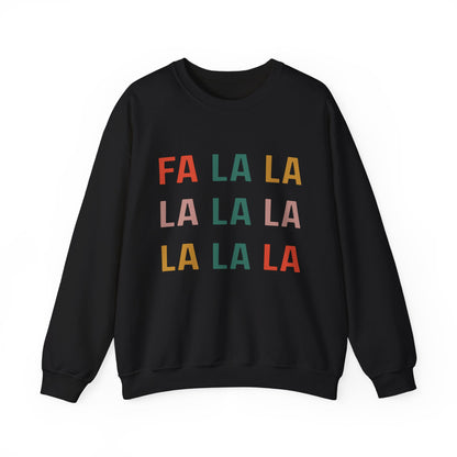 FA LA LA Christmas Crewneck Sweatshirt | Fun Winter Apparel