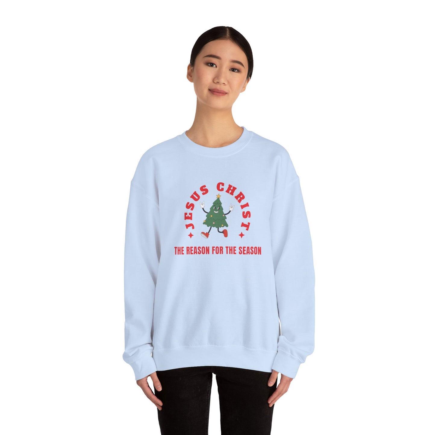 Jesus Christ the Reason for the Season Sweatshirt - Unisex Cristmas Apparel