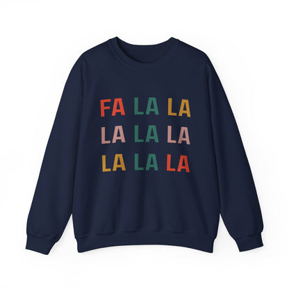 FA LA LA Christmas Crewneck Sweatshirt | Fun Winter Apparel