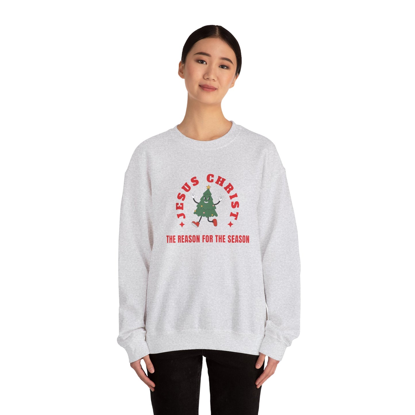 Jesus Christ the Reason for the Season Sweatshirt - Unisex Cristmas Apparel