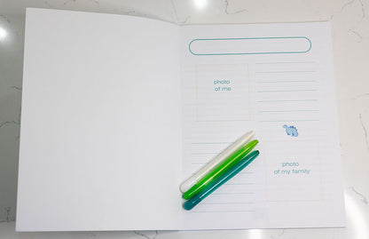 Fearfully and Wonderfully Made Children's Dinosaur Notebook |  8.5 x 11 Inches | Kids' Gifts under $15