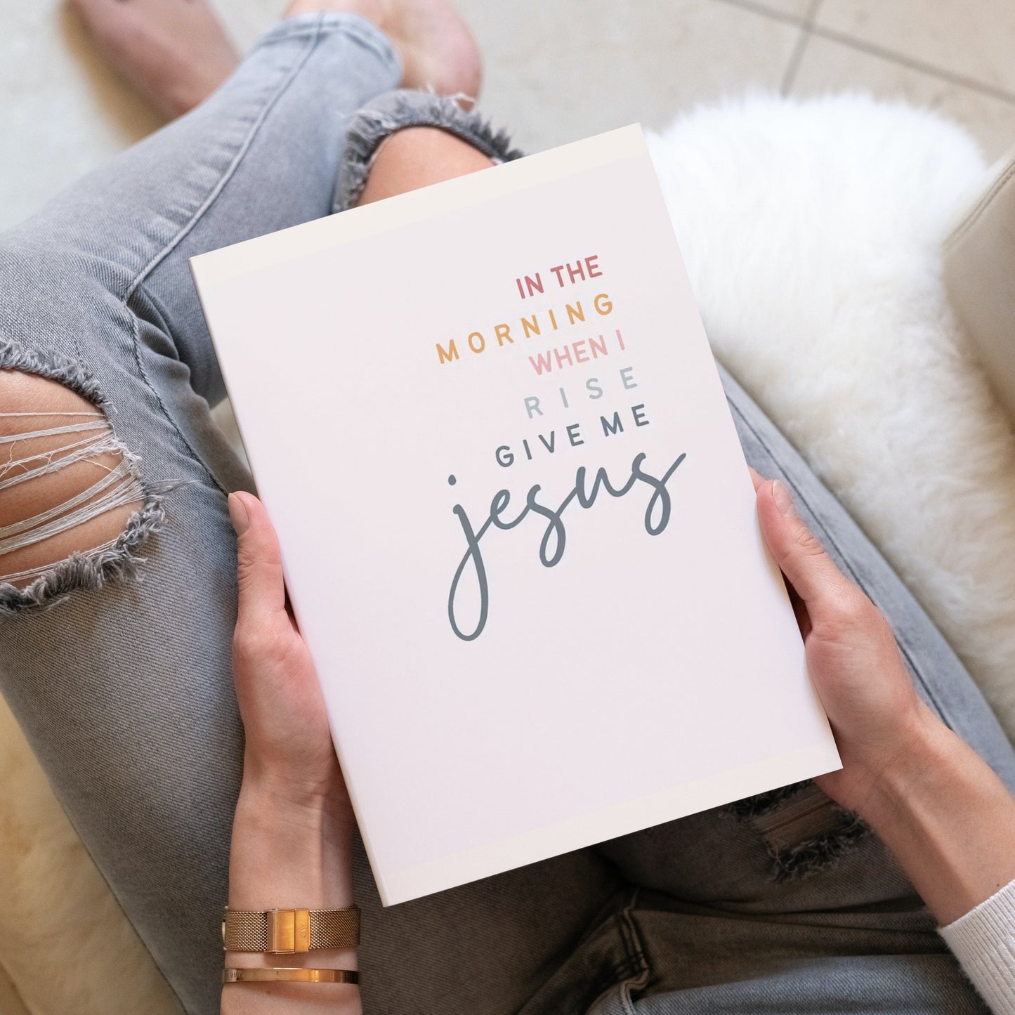 Give Me Jesus Notebook | 8.5 x 11 Inches | Christmas Gifts under $15