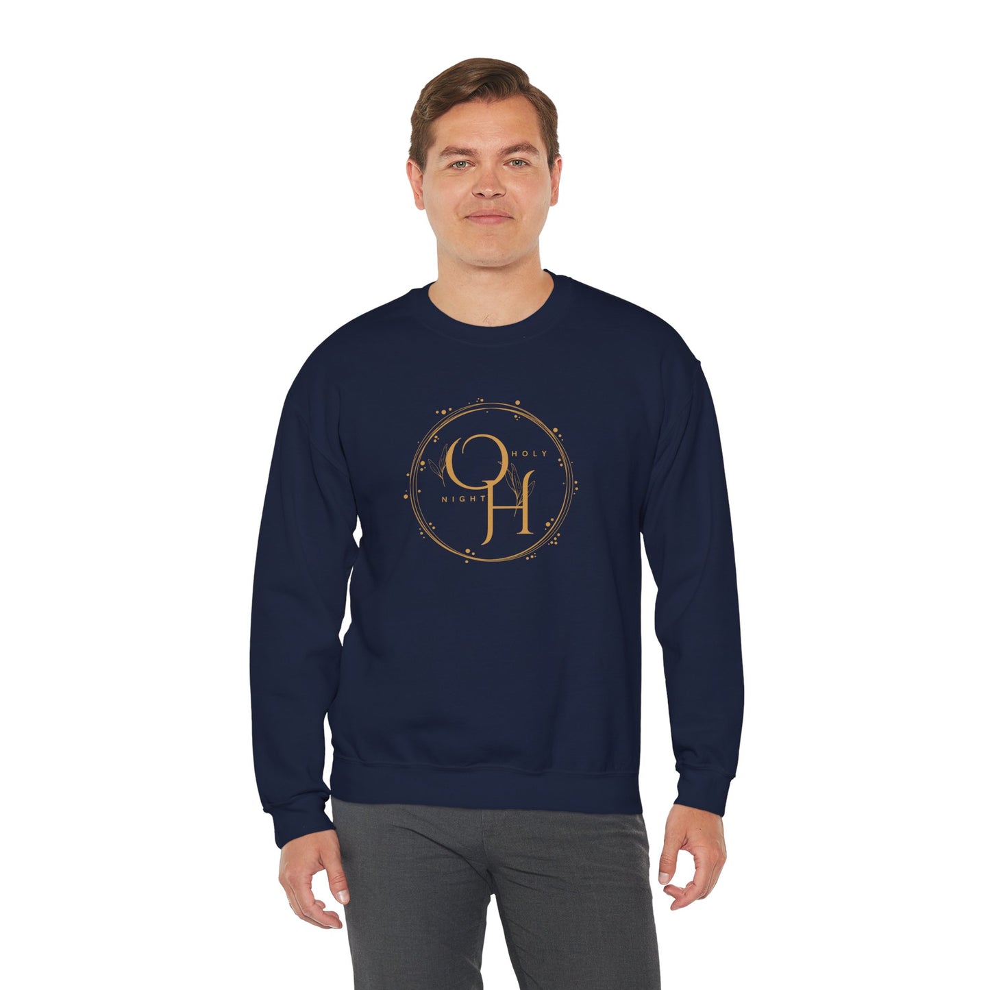 Oh Holy Night Christian Christmas Sweatshirt | Cozy Christmas Apparel