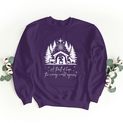 Christmas Carol Sweatshirt | Unisex Winter Apparel