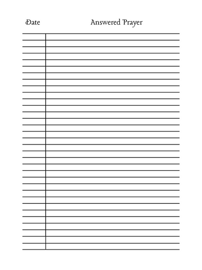Men’s Answered Prayer Legacy Journal | A Lifelong Record of Answered Prayers | Gift for Him | Hardcover 8.25 x 11 Inches