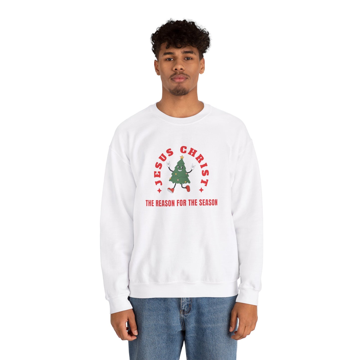 Jesus Christ the Reason for the Season Sweatshirt - Unisex Cristmas Apparel