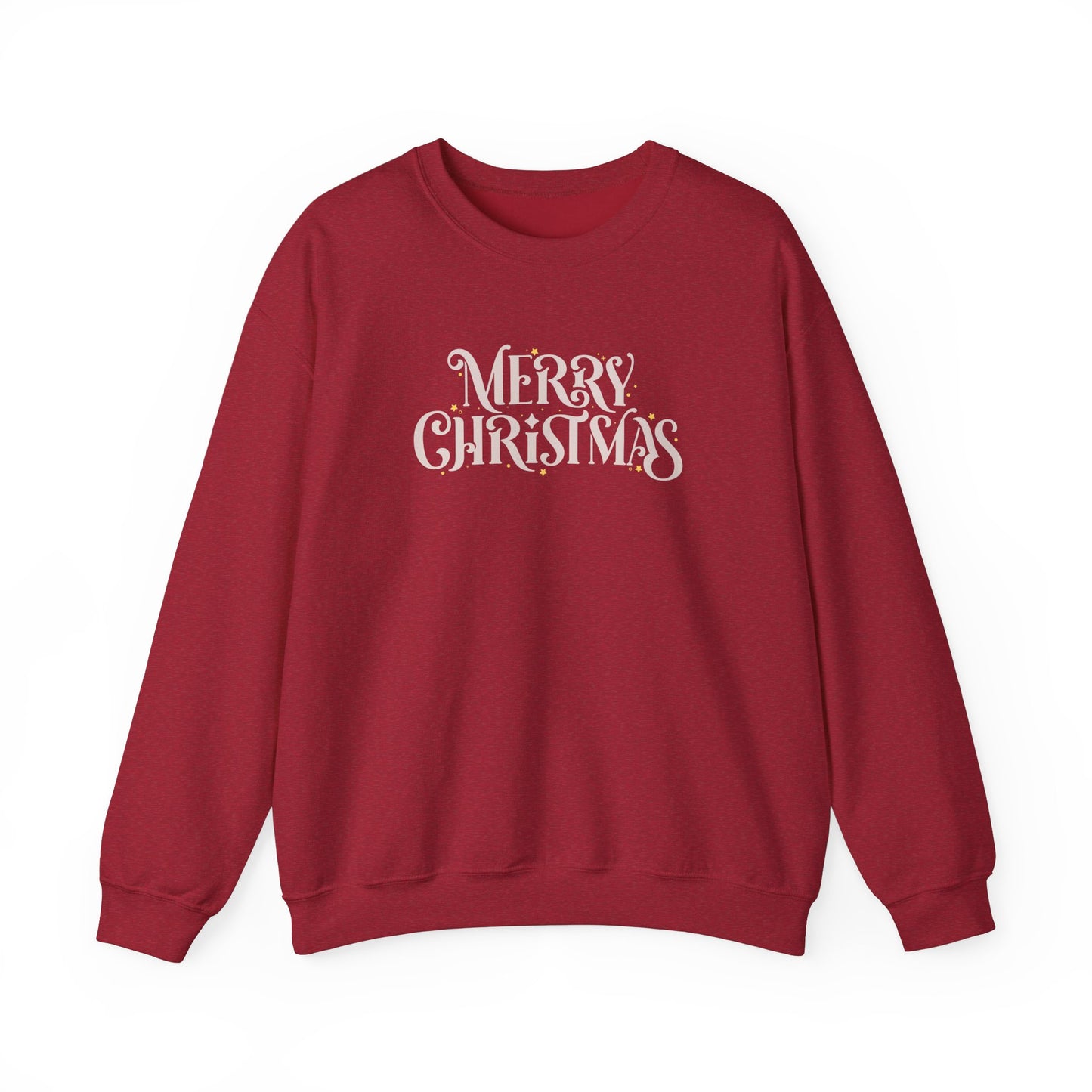 Merry Christmas Crewneck Sweatshirt | Classic Chirstmas Apparel