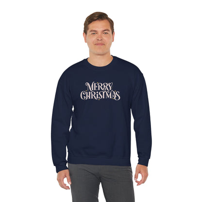 Merry Christmas Crewneck Sweatshirt | Classic Chirstmas Apparel