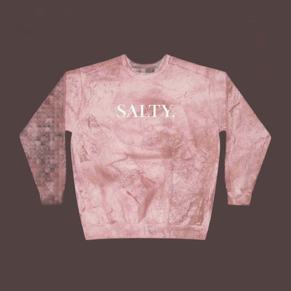 SALTY Unisex Color Blast Christian Crewneck Sweatshirt