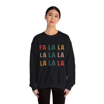 FA LA LA Christmas Crewneck Sweatshirt | Fun Winter Apparel