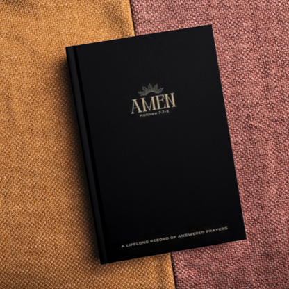 Men’s Answered Prayer Legacy Journal | A Lifelong Record of Answered Prayers | Gift for Him | Hardcover 8.25 x 11 Inches